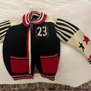 Jaded London team 23 knitted zip through